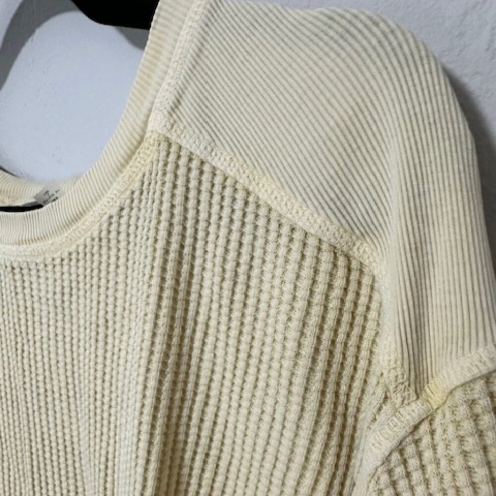 Free People Waffle Shirt